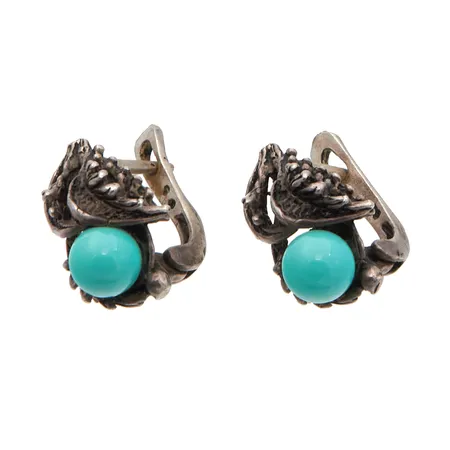 Kivikorvakorut, korkeus 17mm, 925br,  Paino: 6,5 g