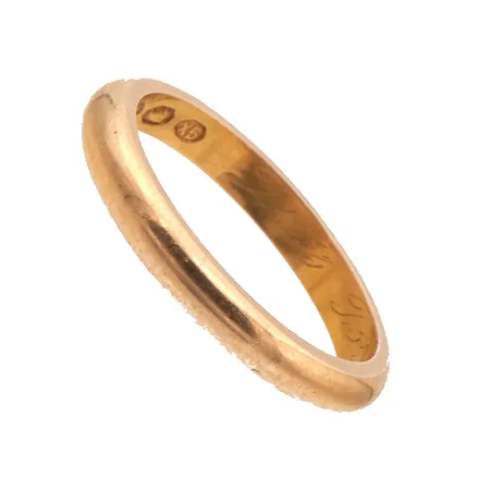 Sileä sormus, kaiverrettu, koko 18½, 750,  Paino: 5 g