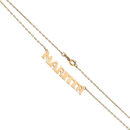 Kaulakoru, pituus 38cm, 750, Paino: 2,7 g