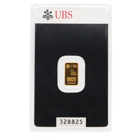 Kultaharkko UBS 328825, 999, Paino: 1 g