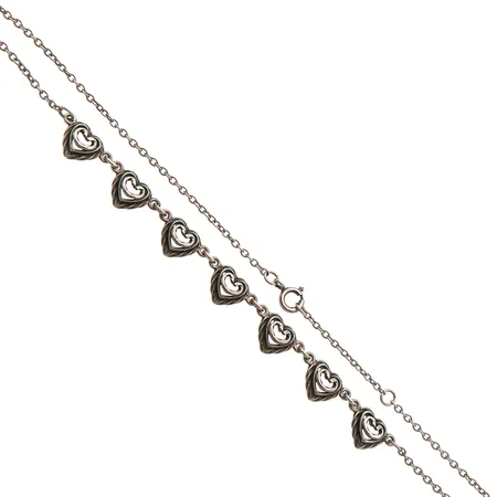 Kaulakoru, Talon Sydän, Kalevala, pituus 42-45.5cm, 925,  Paino: 11,4 g