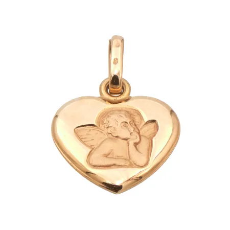Sydän-riipus, korkeus 22mm, 585,  Paino: 1,6 g