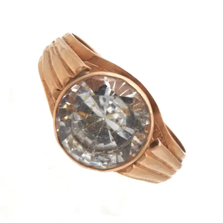 Kivisormus,  koko 16¾, 585br,  Paino: 2,7 g