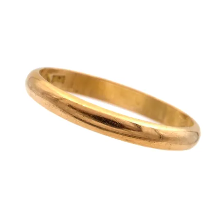 Sileä sormus, koko 22¼, kaiverrettu, 750, Paino: 4,4 g