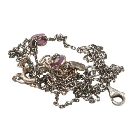 Erä viallisia korun osia, 925br,  Paino: 4,8 g