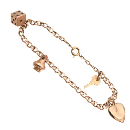 Bismarck-ranneketju maskoteilla, pituus 195mm, 585,  Paino: 7 g