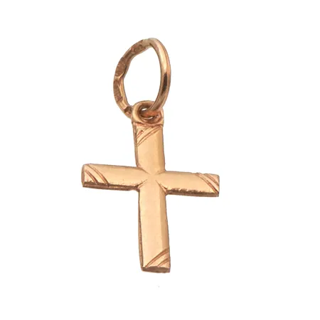 Risti-riipus, korkeus 17mm, 585,  Paino: 0,3 g