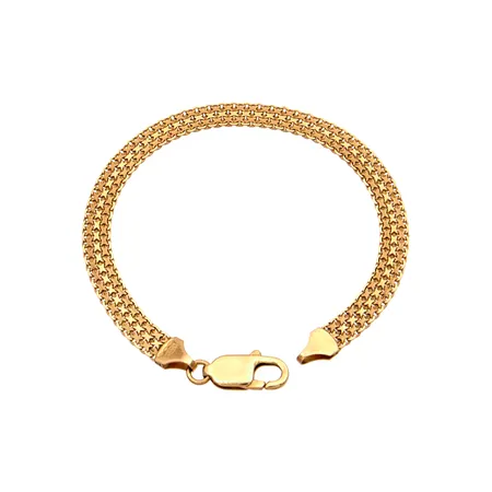 X-lenkkiranneketju, pituus 185mm, leveys 6mm, tarkistusleima Ka (Tukkuliike Kultakanava Oy), 585, Paino: 7,4 g