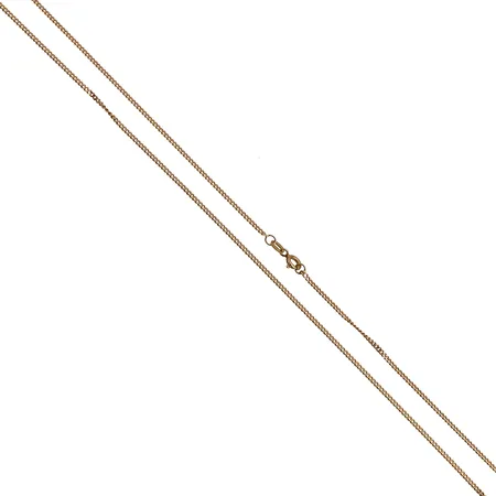 Panssarikaulaketju, pituus 52cm, käytön jälkiä, 585, Paino: 4,1 g