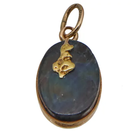 Spektroliittiriipus, korkeus 20mm, 585br, Paino: 1 g