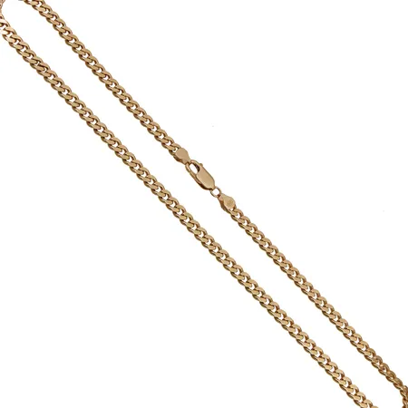Panssarikaulaketju, pituus 42cm, leveys 5mm, 585, Paino: 26,7 g