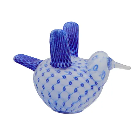 Lasilintu Iittala, Kiuru Vuosilintu 2017, mitat 200x135mm, design O.Toikka Iittala 2017, alkuperäislaatikko.