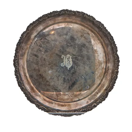 Tarjotinlautanen, kaiverrettu, Ø 24cm, 830, Paino: 332,1 g