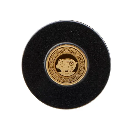 Kultaraha, Sian vuosi 2019, nimellisarvo 1000 tugrikia Mongolia, 999, Paino: 0,5 g
