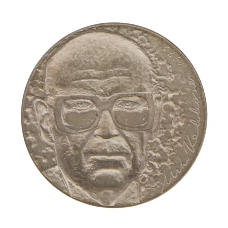 uhlaraha, Urho Kekkonen 1975, nimellisarvo 10 mk, 500, Paino: 23,6 g