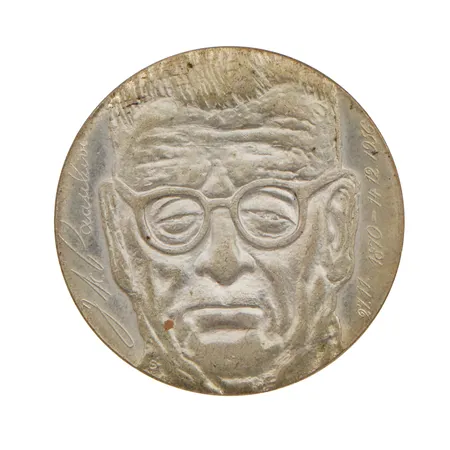 Juhlaraha, J.K Paasikivi, 100 vuotta, vuodelta 1970, nimellisarvo 10 markkaa, 500, Paino: 22,7 g