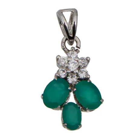 Viallinen kiviriipus, korkeus 27mm, 925br, Paino: 2,2 g