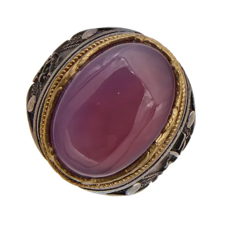 Kivisormus, koko 18, 925br, Paino: 8,9 g