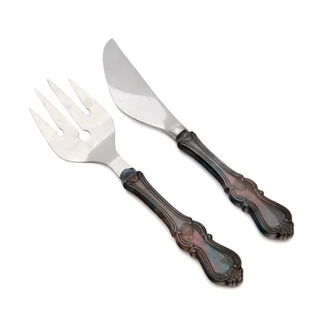Kakkuatrain ja -veitsi, Romantica, pituus 195-210mm, 830br, Paino: 119,2 g