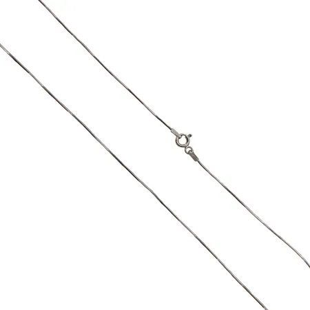Käärmekaulaketju, pituus 40cm, 925,  Paino: 2,4 g
