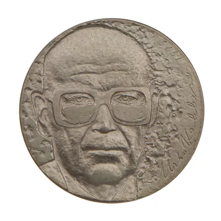 Juhlaraha, Urho Kekkonen 1975, nimellisarvo 10 markkaa, 500, Paino: 23,6 g