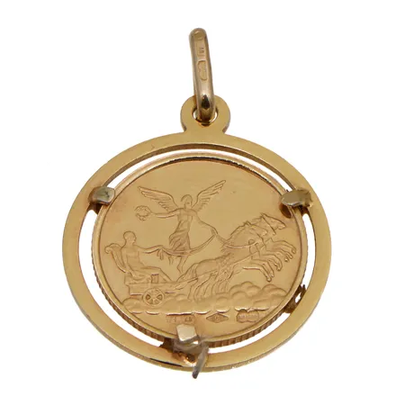 Horoskooppiriipus, Vaaka, korkeus 25mm, 585, Paino: 2,1 g