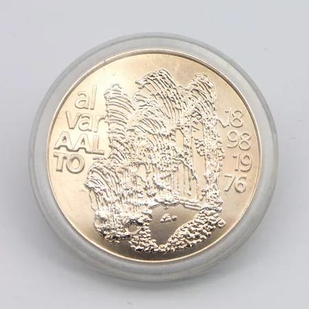 Juhlaraha, Alvar Aalto 1998, nimellisarvo 100mk, 925, Paino: 22,1 g