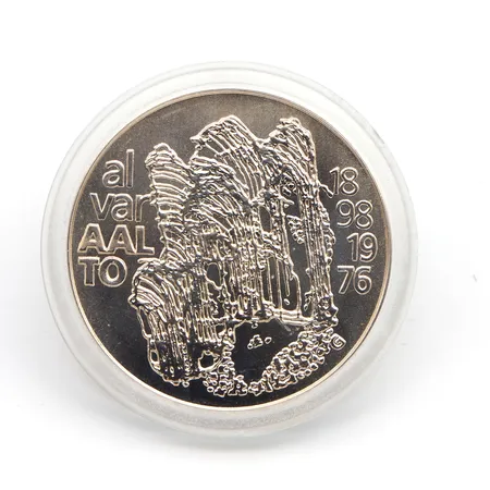 Juhlaraha, Alvar Aalto 1998, nimellisarvo 100mk, 925, Paino: 22,4 g