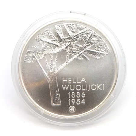 Juhlaraha, Hella Wuolijoki, 2011, nimellisarvo 10 euroa, 925, Paino: 25,8 g