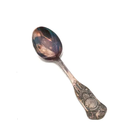 Kummilusikka, kaiverrettu, pituus 139mm, 830, Paino: 28,8 g