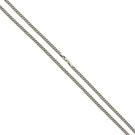 Panssarikaulaketju, pituus 56cm, leveys 4mm, Timanttiset, 925, Paino: 15,6 g
