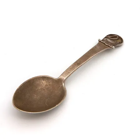 Lusikka, kaiverrettu, pituus 119mm, 925, Paino: 26,1 g