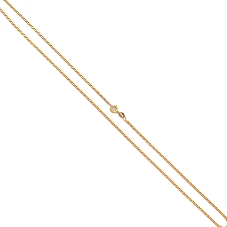 Panssarikaulaketju, pituus 45cm, leveys 1,5mm, 585, Paino: 3,7 g