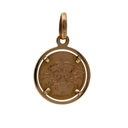 Horoskooppiriipus, Rapu, korkeus 30mm, 585, Paino: 3,3 g