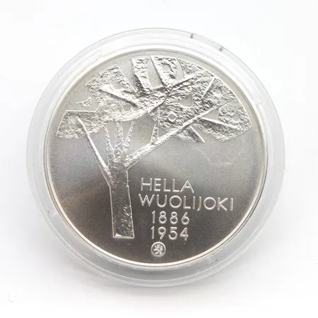 Juhlaraha, Hella Wuolijoki, 2011, nimellisarvo 10 euroa, 925, Paino: 25,7 g