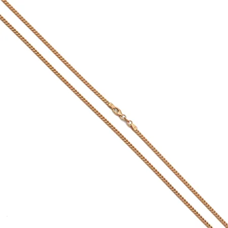 Panssarikaulaketju, pituus 49cm, leveys 3mm, 585, Paino: 12,6 g