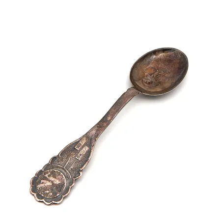 Kummilusikka, kaiverrettu, pituus 140mm, 830, Paino: 33,8 g