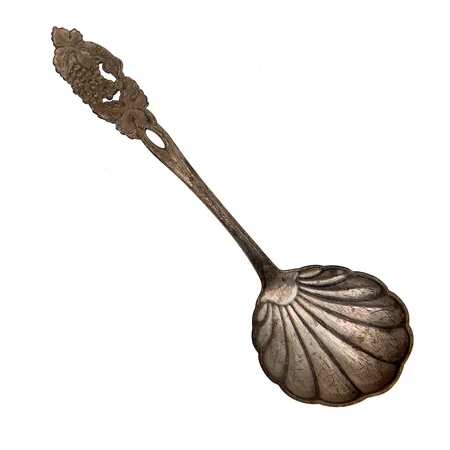 Sokerilusikka, pituus 116mm, vuodelta 1955, 813, Paino: 10,4 g