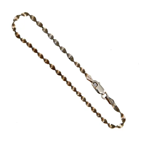 Ranneketju, pituus 190mm, leveys 2,5mm, 925,  Paino: 1,9 g
