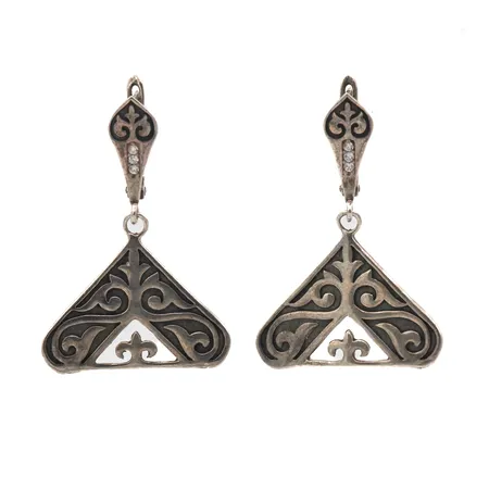 Kivikorvakorut, korkeus 40mm, 925br, Paino: 8,6 g