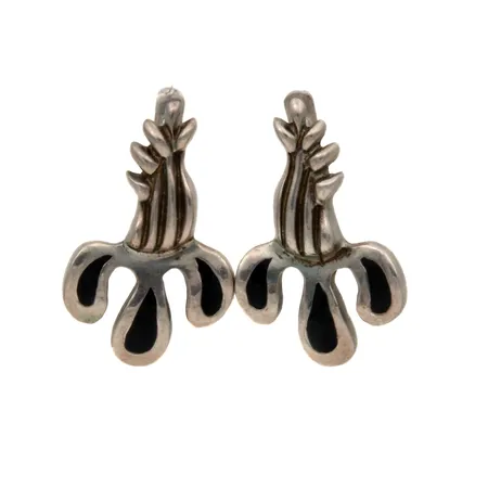 Korvakorut, emaloitu, korkeus 27mm, 925br,  Paino: 8,9 g