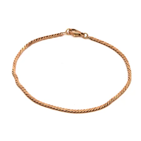Ranneketju, leveys 1,7mm, pituus 190mm, 585,  Paino: 3,7 g