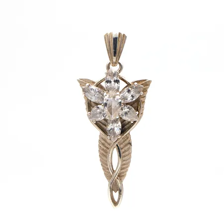 Kiviriipus, Taru sormusten herrasta, Arwen`s Evenstar, korkeus 60mm, 925br, Paino: 13,2 g