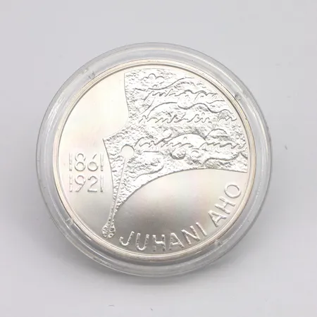 Juhlaraha, Juhani Aho ja suomalainen kirjallisuus, 2011, nimellisarvo 10 euroa, 925, Paino: 25,6 g