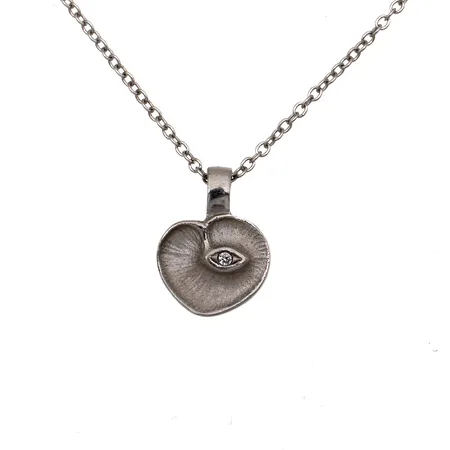 Kivikaulakoru, Finnfeelings, Andante/Sielunpeili, ketjun pituus 40/43/45cm, riipuksen korkeus 16mm, 925br, Paino: 3,6 g
