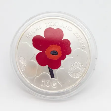 Juhlaraha, 100 vuotta Armi Ratian syntymästä, 1912-1979, nimellisarvo 10 euroa, 925, Paino: 25,9 g