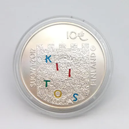 Juhlaraha Arvo Ylppö ja lääketiede, 2012, nimellisarvo 10 euroa, 925, Paino: 26,1 g