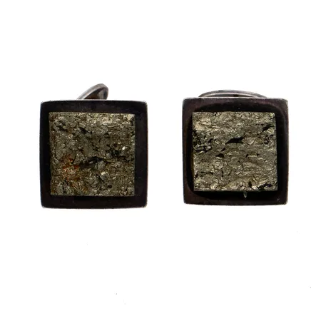 Kivikalvosinnapit, mitat 20x20mm, Kultakeskus Oy, 925br, Paino: 18,4 g