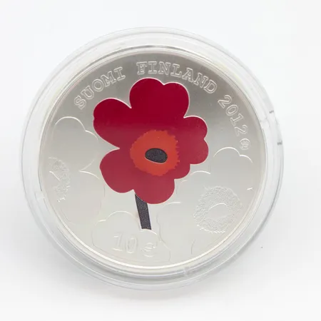 Juhlaraha, 100 vuotta Armi Ratian syntymästä, 1912-1979, nimellisarvo 10 euroa, 925,  Paino: 25,9 g