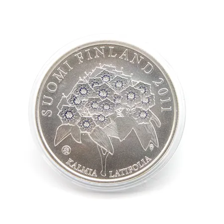 Juhlaraha, Pehr Kalm, Eurooppalaiset tutkimusmatkailijat 2011, nimellisarvi 10 euroa, 925, Paino: 17,3 g